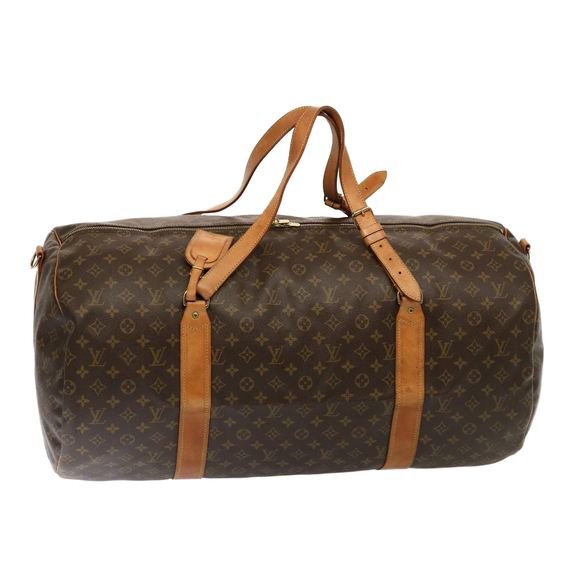 LOUIS VUITTON Monogram Sac Polochon 65 Boston Bag 2way M41222 LV Auth 76681 - Picture 1 of 16